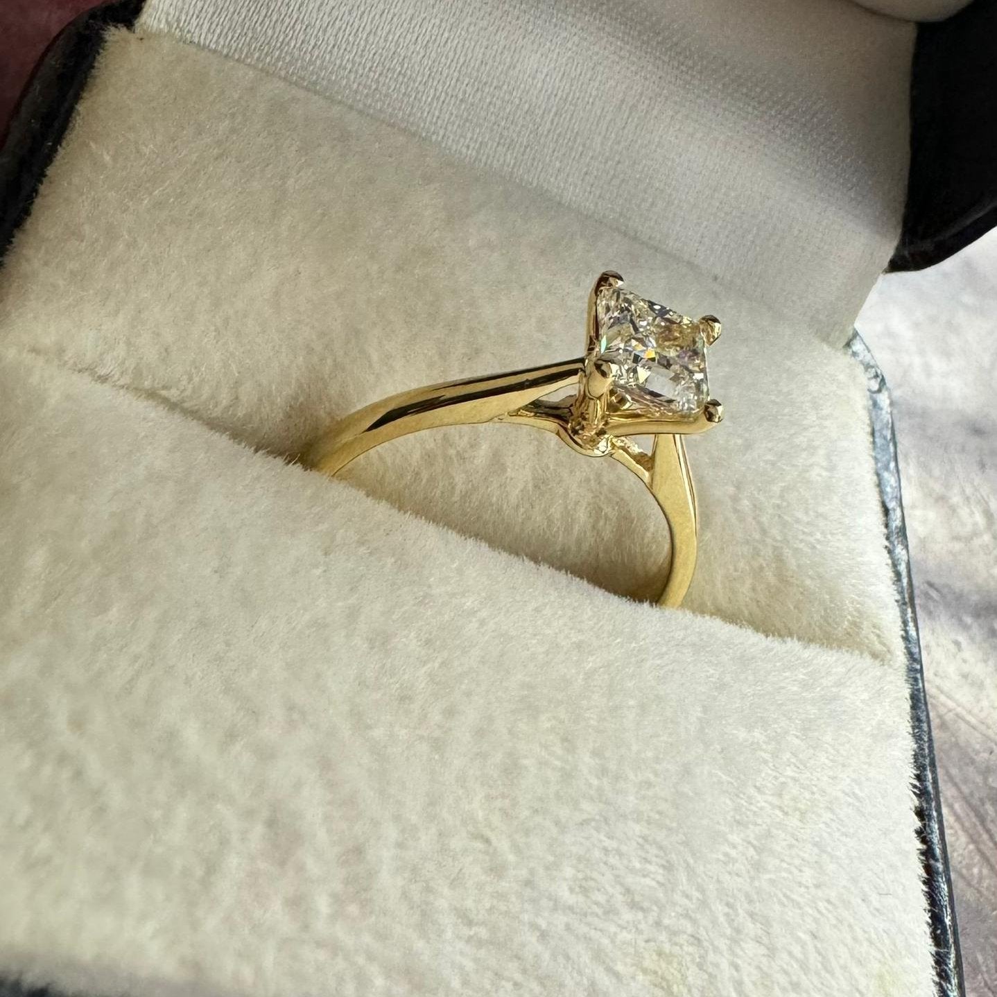 1ct Princess Cut Diamond Ring