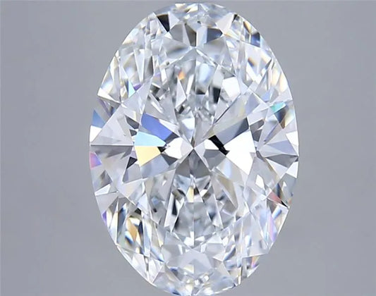 3.04ct Oval Lab Grown Diamond (Colour D, Clarity VVS1, IGI Certified)