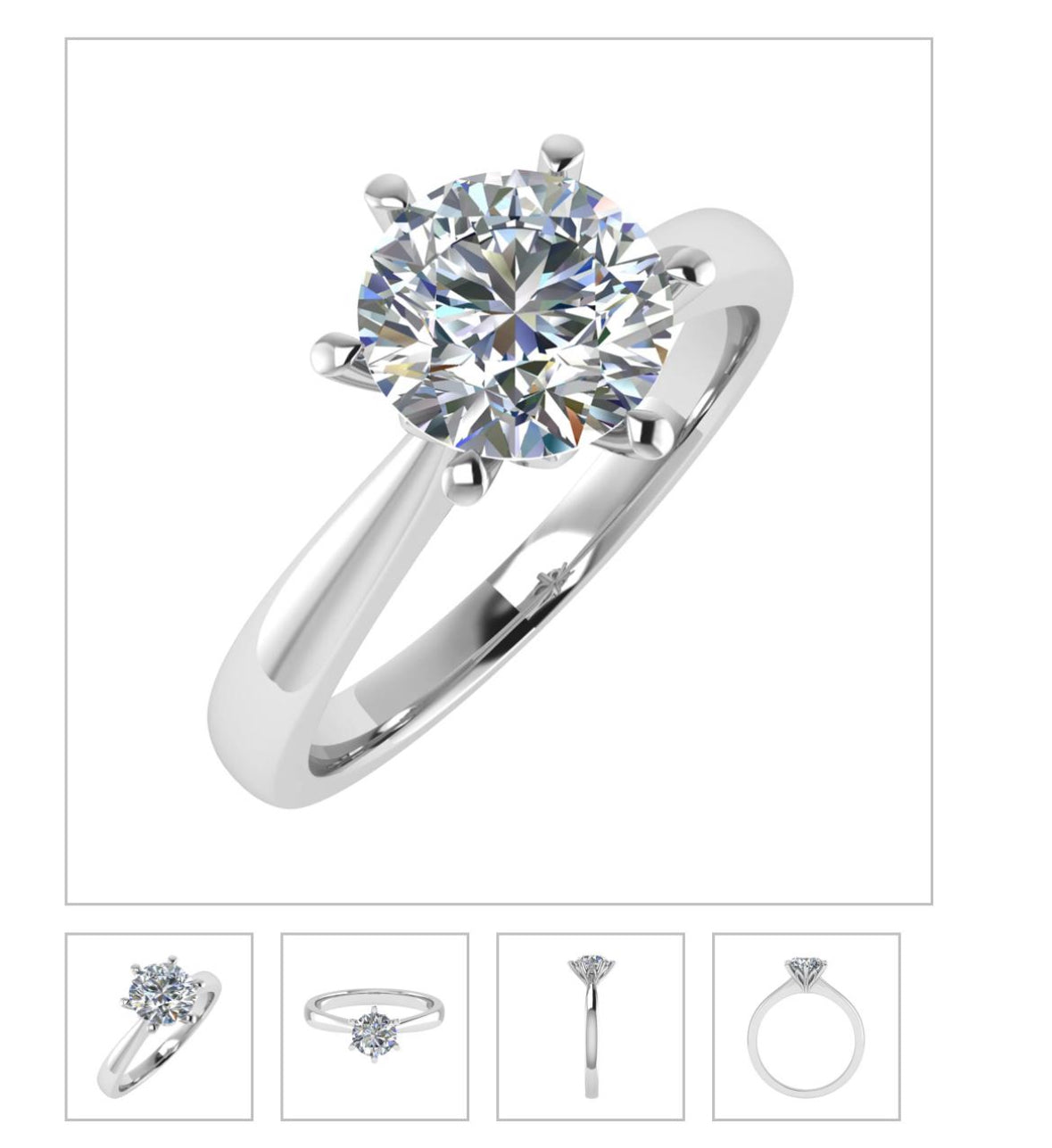 Engagement Diamond Ring (Mounting fee)