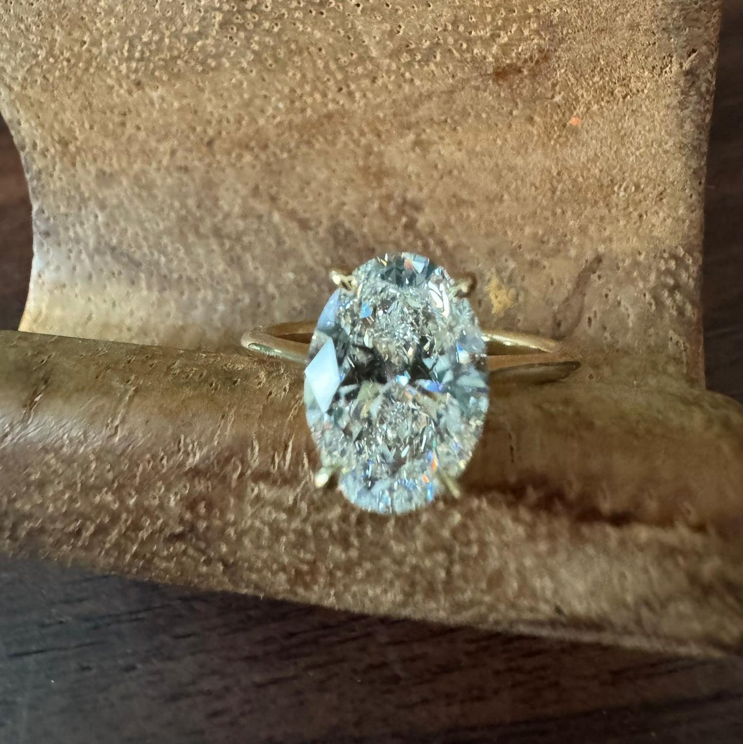 3ct Oval Diamond Ring