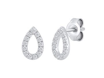 Halo Pear Earing